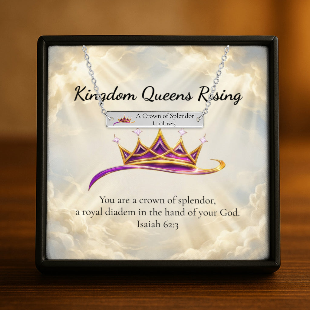 A Crown Of Splendor Horizontal Bar Necklace