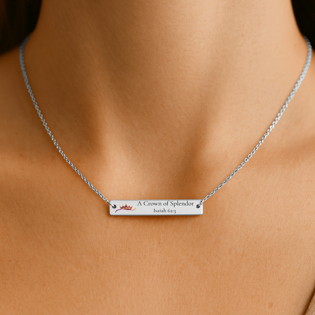 A Crown Of Splendor Horizontal Bar Necklace