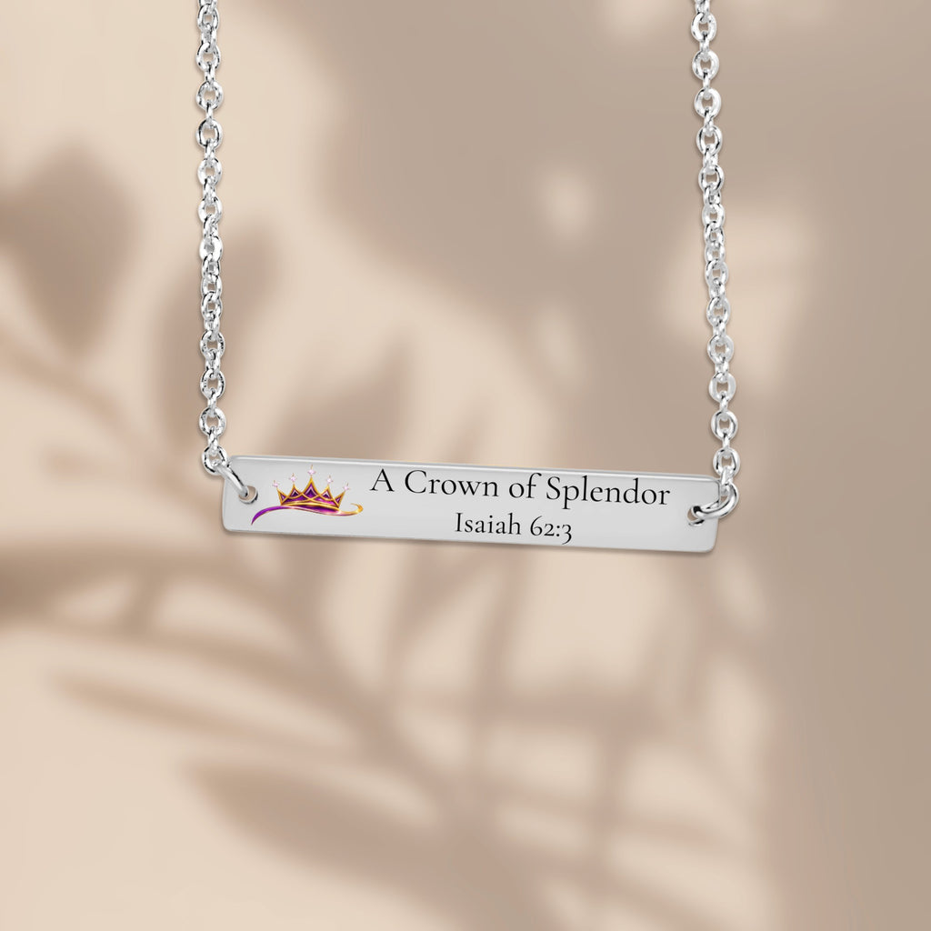A Crown Of Splendor Horizontal Bar Necklace