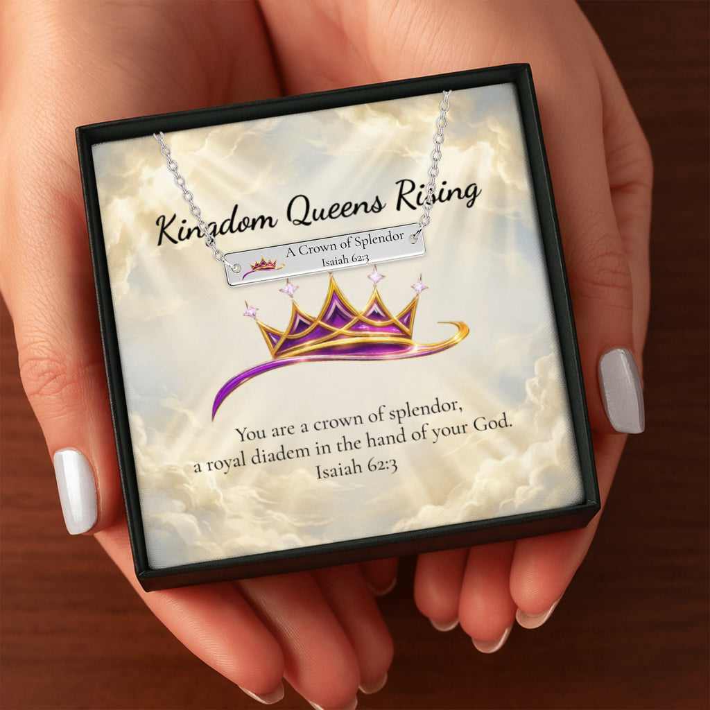 A Crown Of Splendor Horizontal Bar Necklace