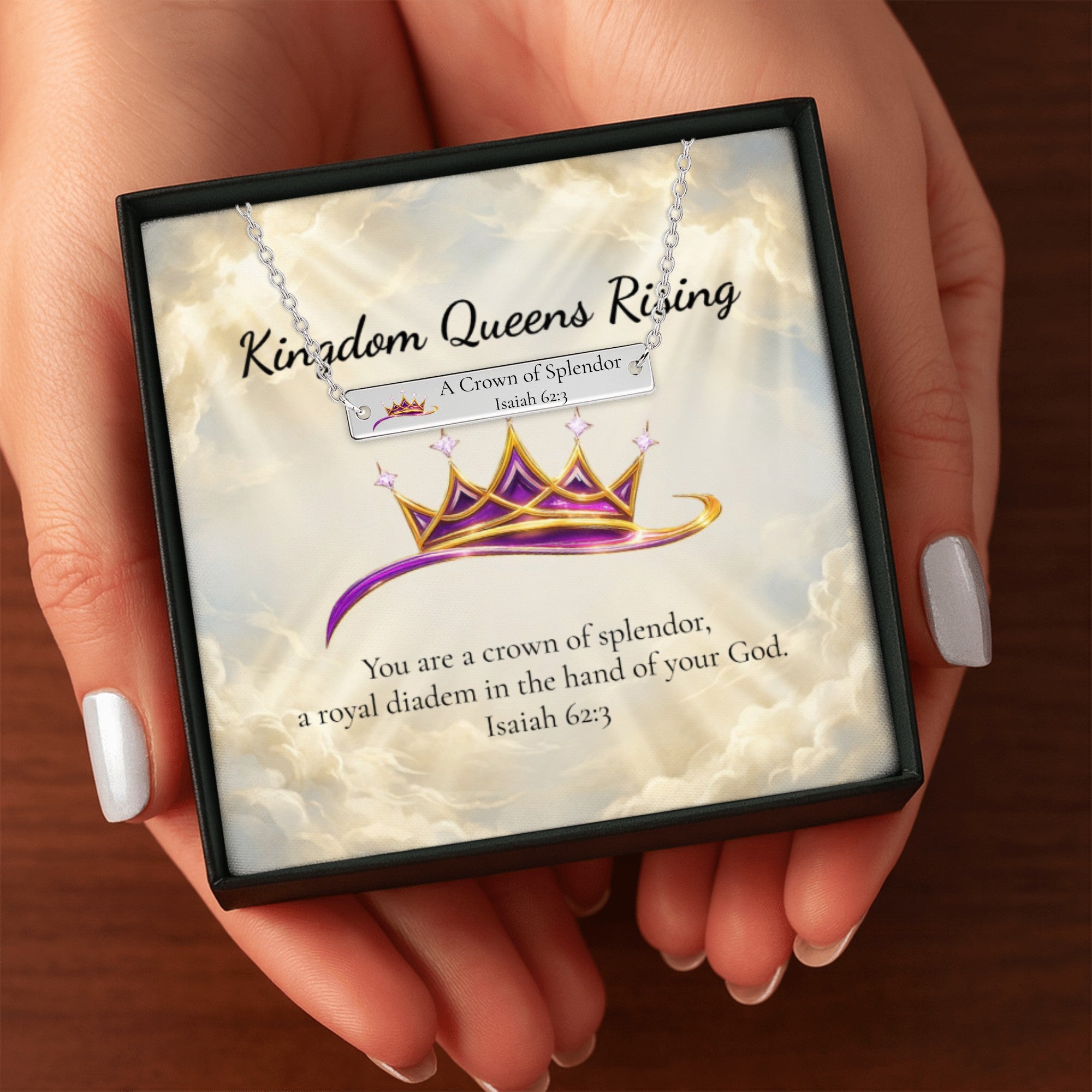 A Crown Of Splendor Horizontal Bar Necklace