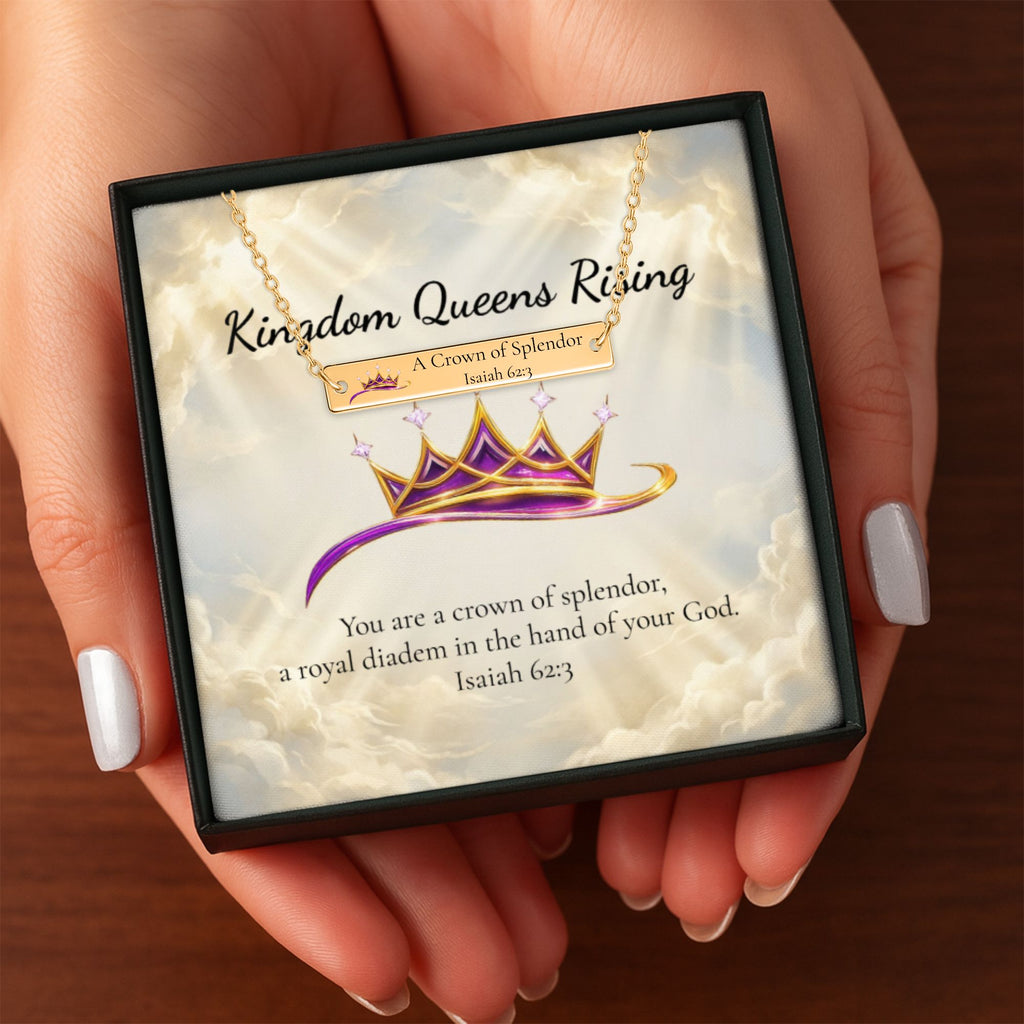 A Crown Of Splendor Horizontal Bar Necklace