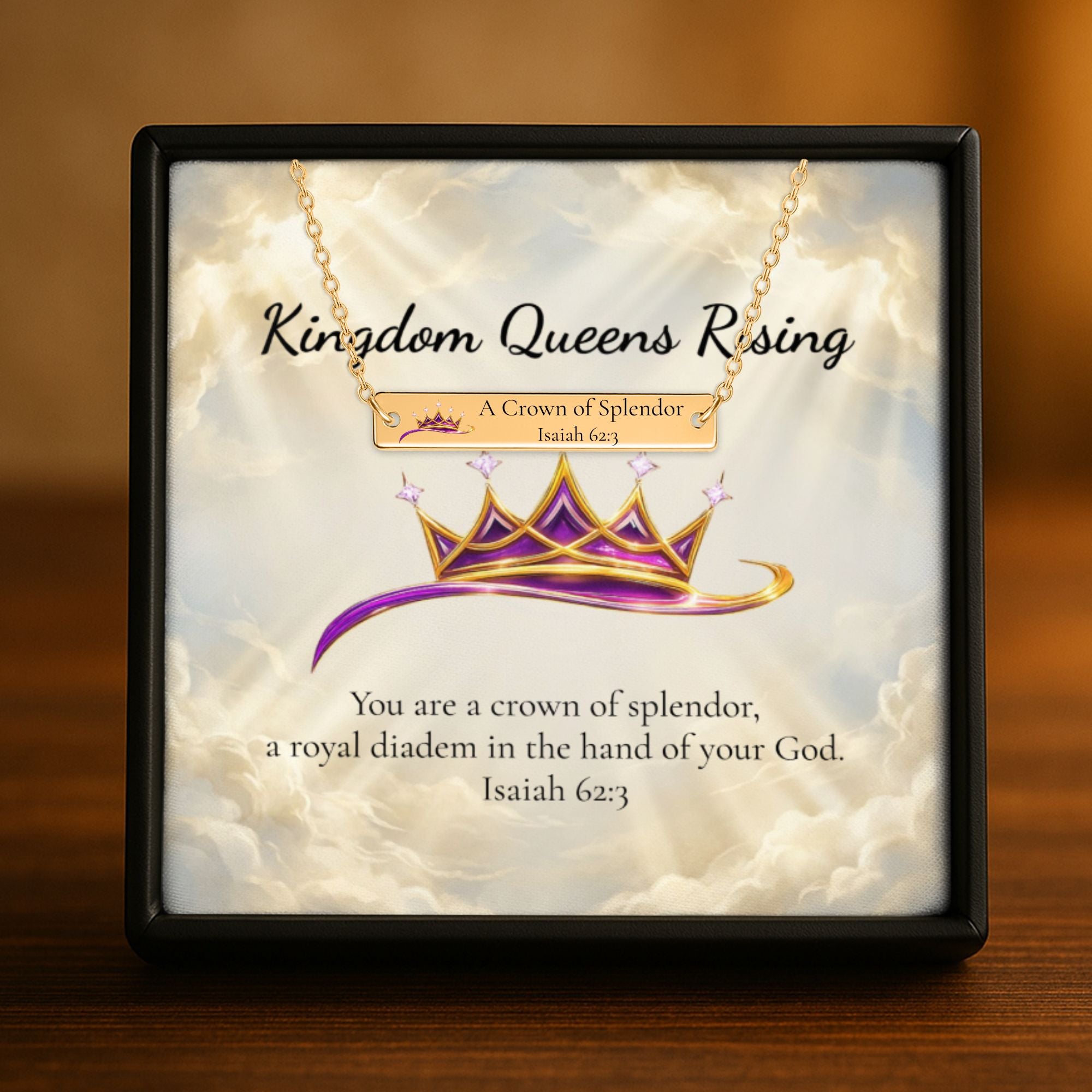 A Crown Of Splendor Horizontal Bar Necklace